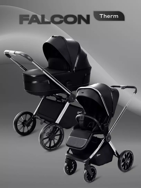 Изображение товара Детская универсальная коляска Rant Falcon Therm 2в1 / RA110 (Black)