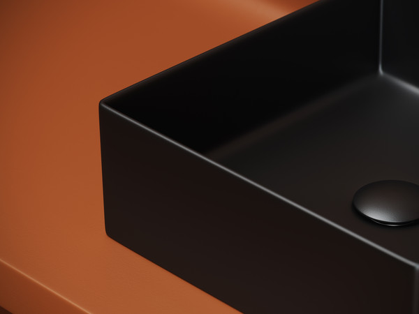 Изображение товара Умывальник Ceramica Nova CN6068MB (черный матовый)