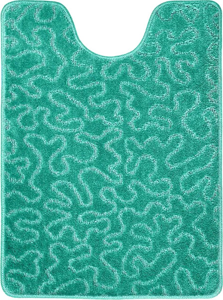 Изображение товара Коврик для туалета Shahintex РР 60x50 003 (мятный 72 S)