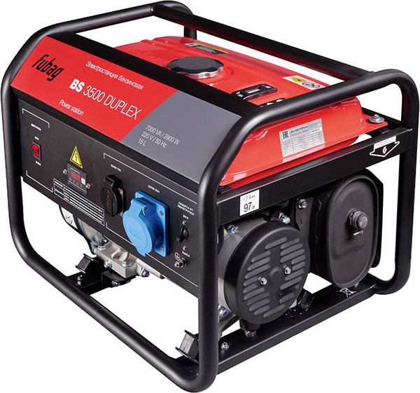 Изображение товара Бензиновый генератор Fubag BS 3500 Duplex / 646470