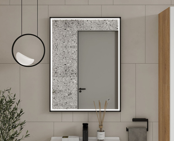 Изображение товара Зеркало EQUIL Lago Led 60 (черный)