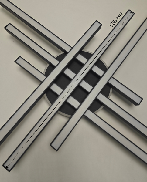 Изображение товара Потолочный светильник Mirastyle XL-60034/6+1S BK