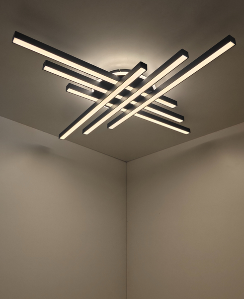 Изображение товара Потолочный светильник Mirastyle XL-60034/6+1S BK