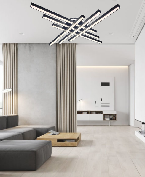 Изображение товара Потолочный светильник Mirastyle XL-60034/6+1S BK