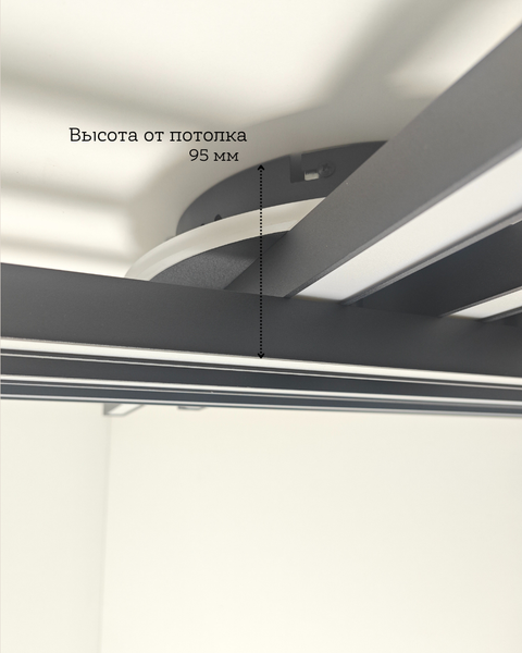 Изображение товара Потолочный светильник Mirastyle XL-60034/6+1S BK