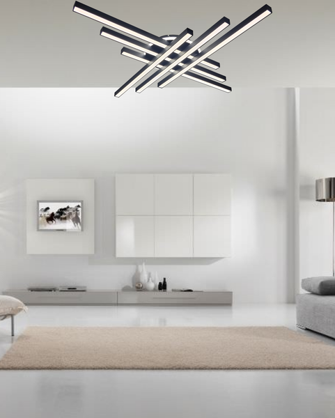 Изображение товара Потолочный светильник Mirastyle XL-60034/6+1S BK