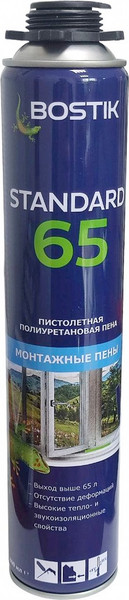 Изображение товара Пена монтажная Bostik Standard 65 под пистолет (800мл)