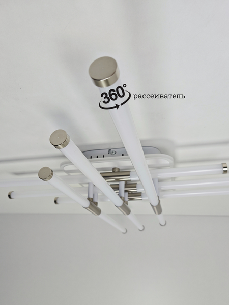 Изображение товара Потолочный светильник Mirastyle XL-60268B-6+1 WT+Nickel