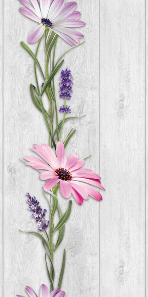 Изображение товара Панель ПВХ Декоруст Стандарт New Горная лаванда-565 (2500x250x7мм)