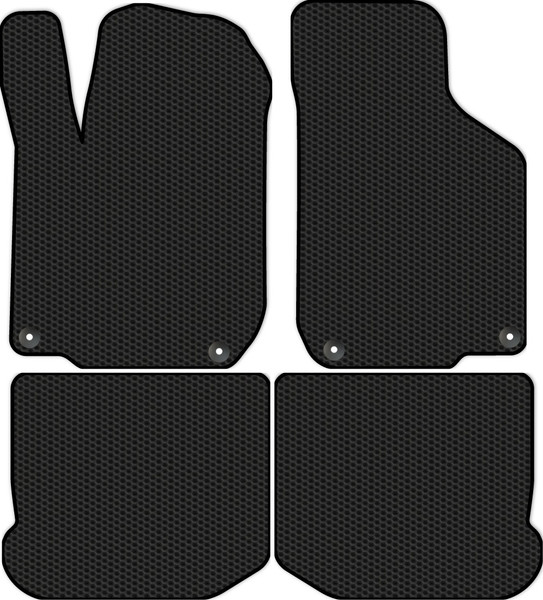 Изображение товара Комплект ковриков для авто Alicosta 2385_1 для Volkswagen Bora IV 1998-2005 (EVA соты, черный)