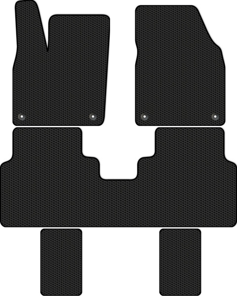 Изображение товара Комплект ковриков для авто Alicosta 2388_1 для Volkswagen ID 6 SUV 6 мест 2021 (EVA соты, черный)