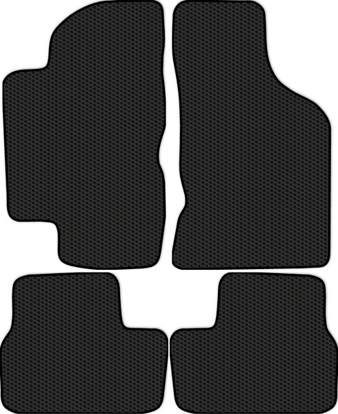 Изображение товара Комплект ковриков для авто Alicosta 2411_1 для Лада Калина 2004-2018 (EVA соты, черный)