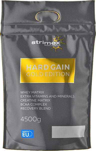 Изображение товара Гейнер Strimex Hard Gain Gold Edition (4.5кг, ваниль)