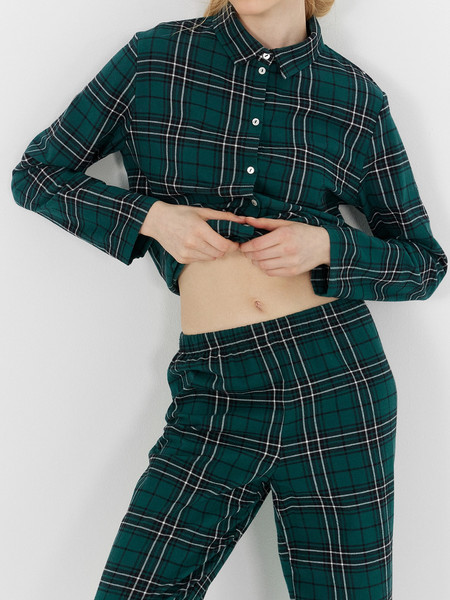 Изображение товара Пижама Mark Formelle 592368 (р.170-100-106, зеленая клетка)