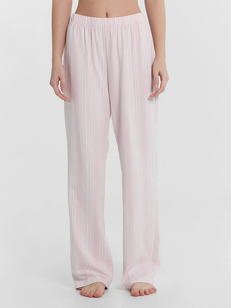 Изображение товара Пижама Mark Formelle 592462 (р.164/170-100-106, белая полоска на нежно-розовом)