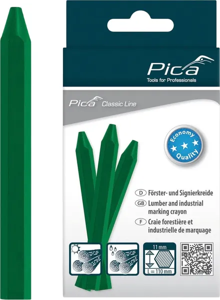 Изображение товара Мел разметочный Pica Classic ECO 591/36 (12шт, зеленый)