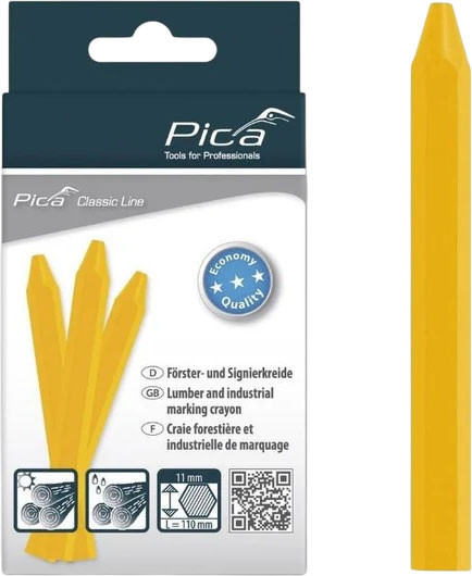 Изображение товара Мел разметочный Pica Classic ECO 591/44 (12шт, желтый)