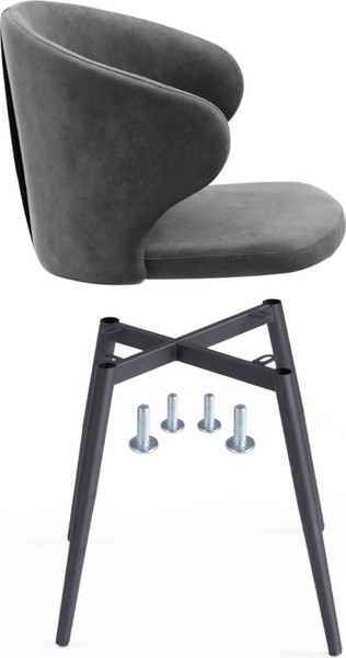 Изображение товара Стул Woodville Алсисар (катания графит/черный)