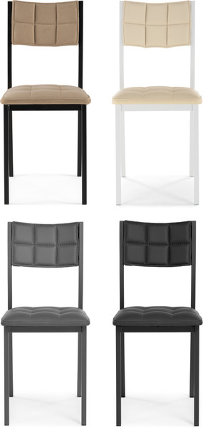 Изображение товара Стул Woodville Бекал (латте/черный матовый)