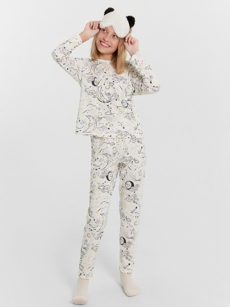 Изображение товара Пижама детская Mark Formelle 567740 (р.122-60, созвездия на молочном)