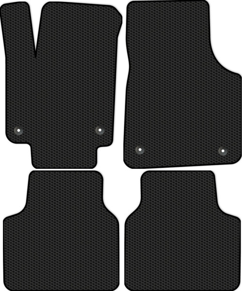 Изображение товара Комплект ковриков для авто Alicosta 1421_1 для Volkswagen Teramont SUV 5 мест/CA1 (EVA соты, черный)