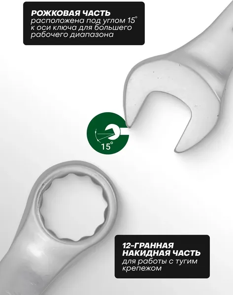 Изображение товара Гаечный ключ RockForce RF-75512 (693)