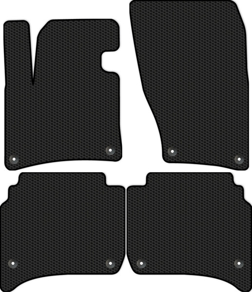 Изображение товара Комплект ковриков для авто Alicosta 1428_1 для Volkswagen Touareg II SUV/гибрид/7P5 (EVA соты, черный)