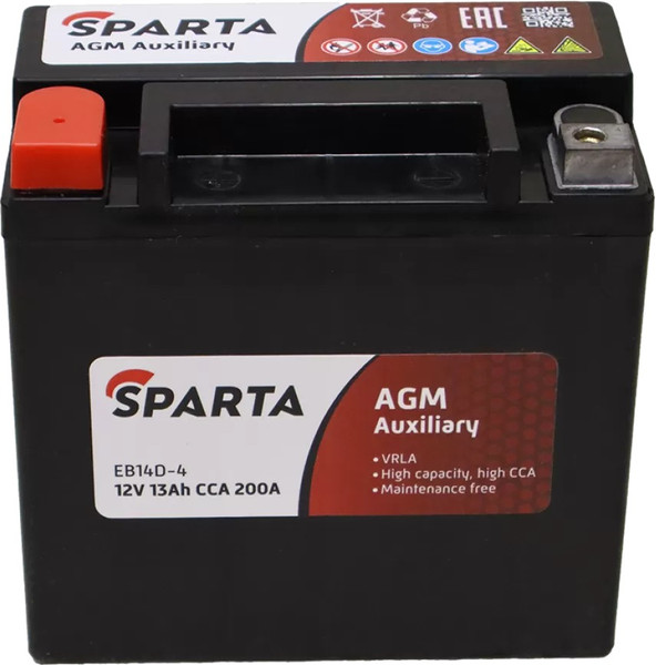 Изображение товара Автомобильный аккумулятор SPARTA L 12V / EB14D-4 (13 А/ч)