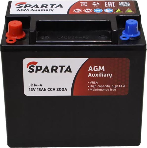 Изображение товара Автомобильный аккумулятор SPARTA L 12V / JB14-4 (13 А/ч)