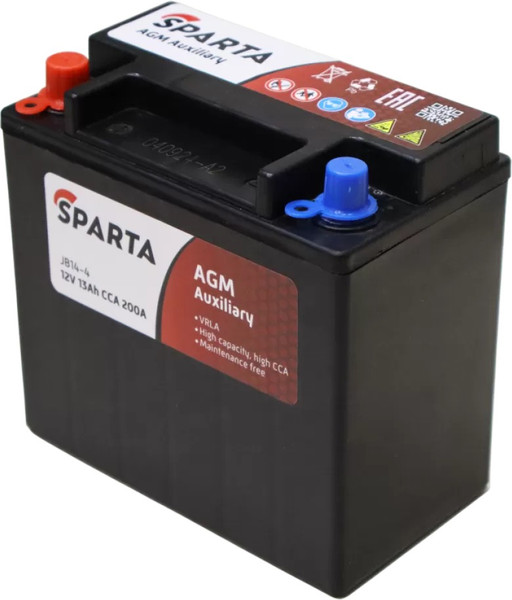 Изображение товара Автомобильный аккумулятор SPARTA L 12V / JB14-4 (13 А/ч)