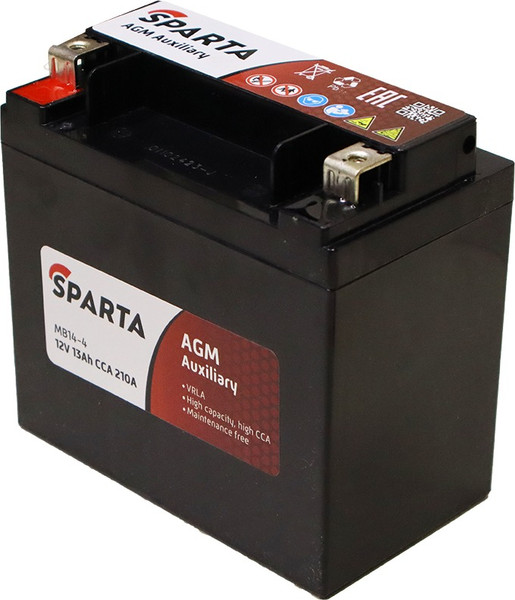 Изображение товара Автомобильный аккумулятор SPARTA L 12V / MB14-4 (13 А/ч)