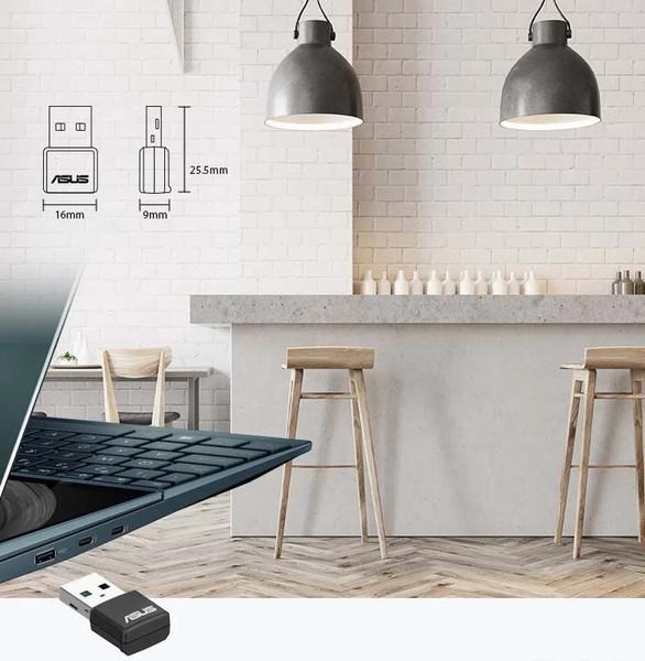 Изображение товара Wi-Fi-адаптер Asus USB-AX55 NANO