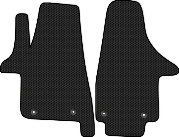 Изображение товара Комплект ковриков для авто Alicosta 2399_1 для Volkswagen Transporter грузовик/T6 (EVA соты, черный)