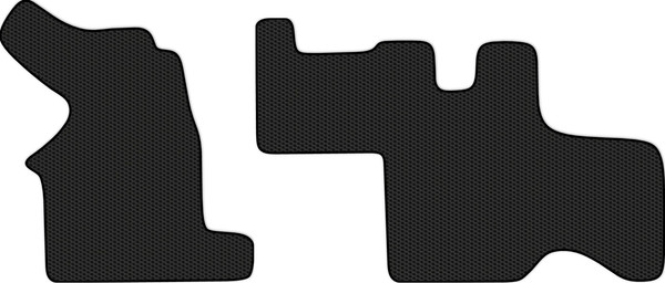 Изображение товара Комплект ковриков для авто Alicosta 1420_1 для Volkswagen Transporter IV 2 места 1990-2003 (EVA соты, черный)