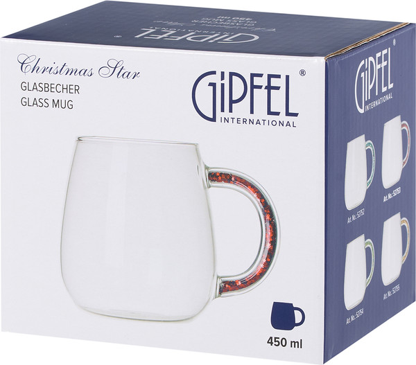 Изображение товара Кружка Gipfel Christmas Star 52753 (красный)