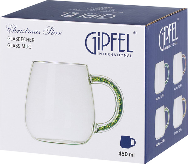 Изображение товара Кружка Gipfel Christmas Star 52754 (зеленый)