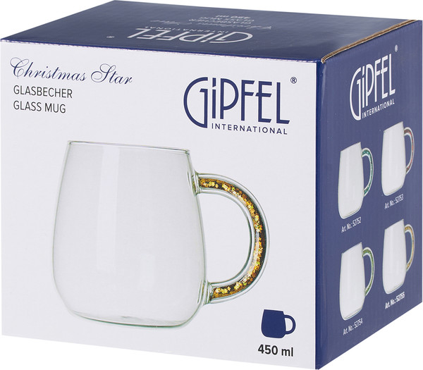 Изображение товара Кружка Gipfel Christmas Star 52755 (золото)