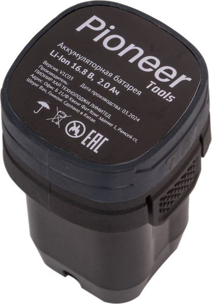 Изображение товара Аккумуляторная дрель-шуруповерт Pioneer CD-E1602BL-01