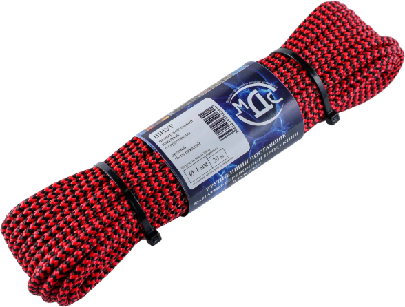 Изображение товара Шнур хозяйственный МДС Полипропиленовый 4мм 16пр PU-155883 (20м)