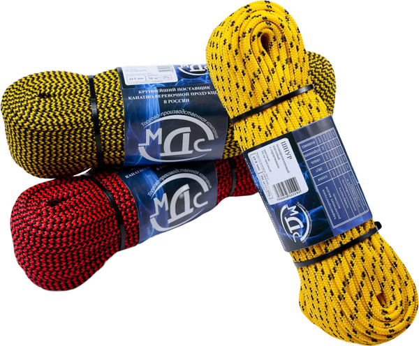 Изображение товара Шнур хозяйственный МДС Полипропиленовый 4мм 16пр PU-155906 (50м)