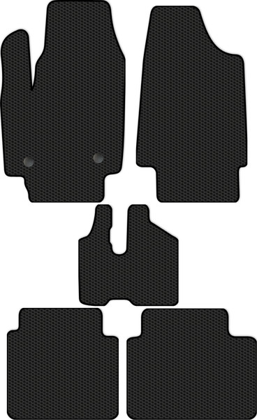 Изображение товара Комплект ковриков для авто Alicosta 2405_1 для Лада 4x4 Легенд I SUV/212140 2021-н.в. (EVA соты, черный)