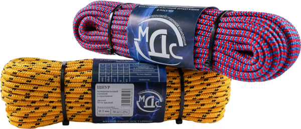 Изображение товара Шнур хозяйственный МДС Полипропиленовый 5мм 16пр PU-155937 (30м)