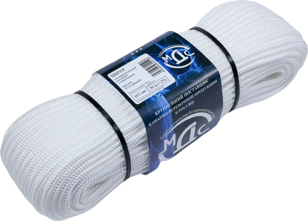 Изображение товара Шнур хозяйственный МДС Полипропиленовый 5мм 16пр PU-155944 (50м)