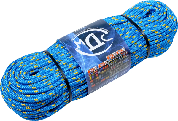 Изображение товара Шнур хозяйственный МДС Полипропиленовый 6мм 16пр PU-155975 (50м)