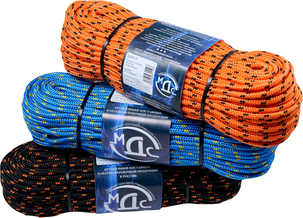 Изображение товара Шнур хозяйственный МДС Полипропиленовый 6мм 16пр PU-155975 (50м)