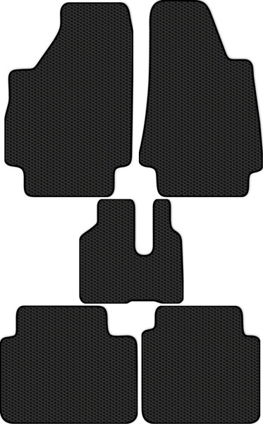 Изображение товара Комплект ковриков для авто Alicosta 2406_1 для Лада 4х4 Урбан SUV/2121 3дв 2014-н.в. (EVA соты, черный)