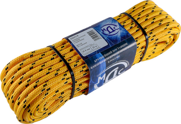 Изображение товара Шнур хозяйственный МДС Полипропиленовый 8мм 24пр PU-156071 (20м)