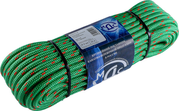 Изображение товара Шнур хозяйственный МДС Полипропиленовый 8мм 24пр PU-156071 (20м)