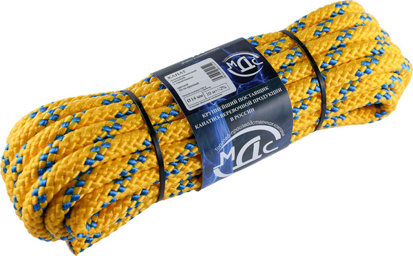 Изображение товара Канат хозяйственный МДС Полипропиленовый 14мм 16пр PU-156194 (10м)
