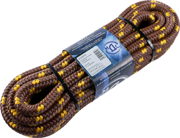 Изображение товара Канат хозяйственный МДС Полипропиленовый 16мм 16пр PU-156217 (10м)